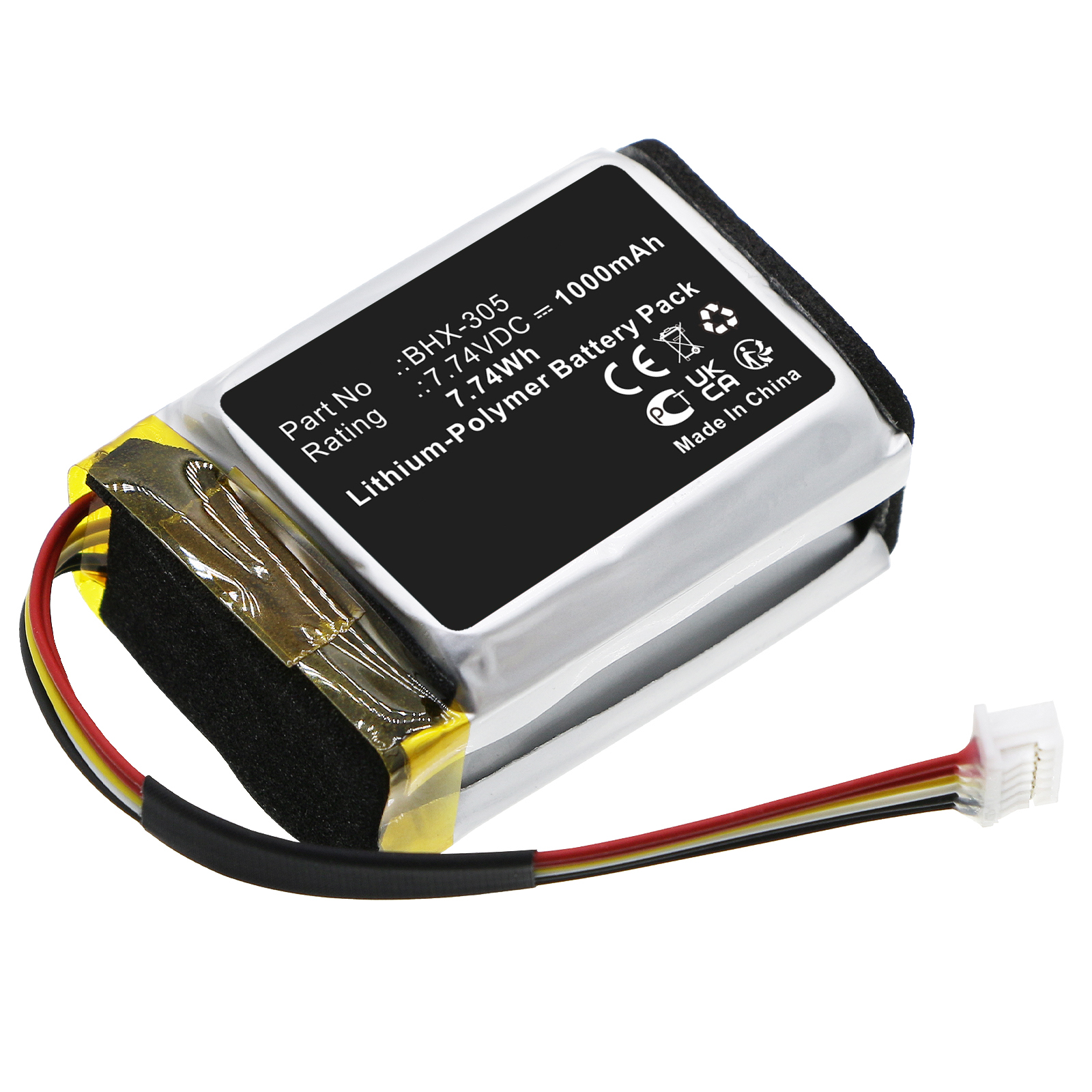 Synergy Digital Digital Camera Battery, Compatible with DJI BHX-305 Digital Camera Battery (Li-Pol, 7.74V, 1000mAh)