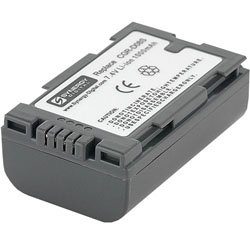 CGR-D08 Lithium-Ion Battery - Rechargeable Ultra High Capacity (1000 mAh) - replacement for Panasonic CGR-D08 Battery