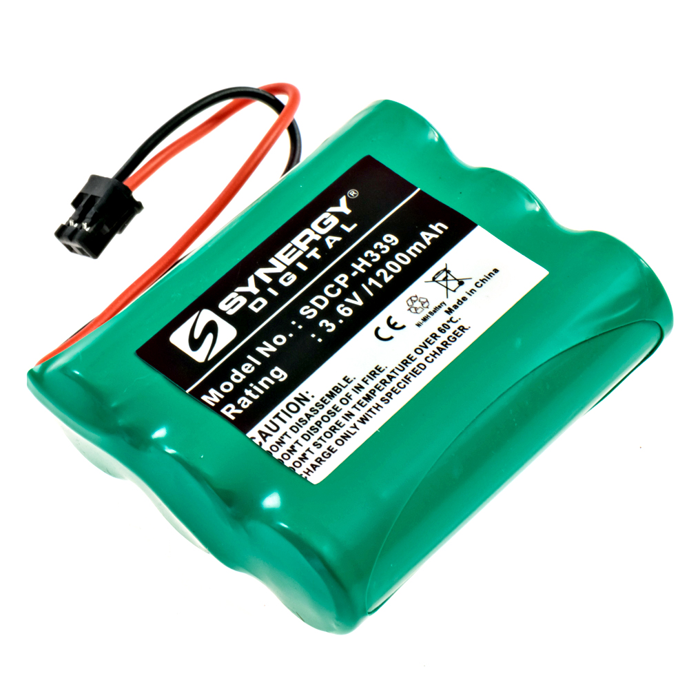 SDCP-H339 - Ni-MH, 3.6 Volt, 1200 mAh, Ultra Hi-Capacity Battery - Replacement Battery for Panasonic HHR-P401 Cordless Phone Battery