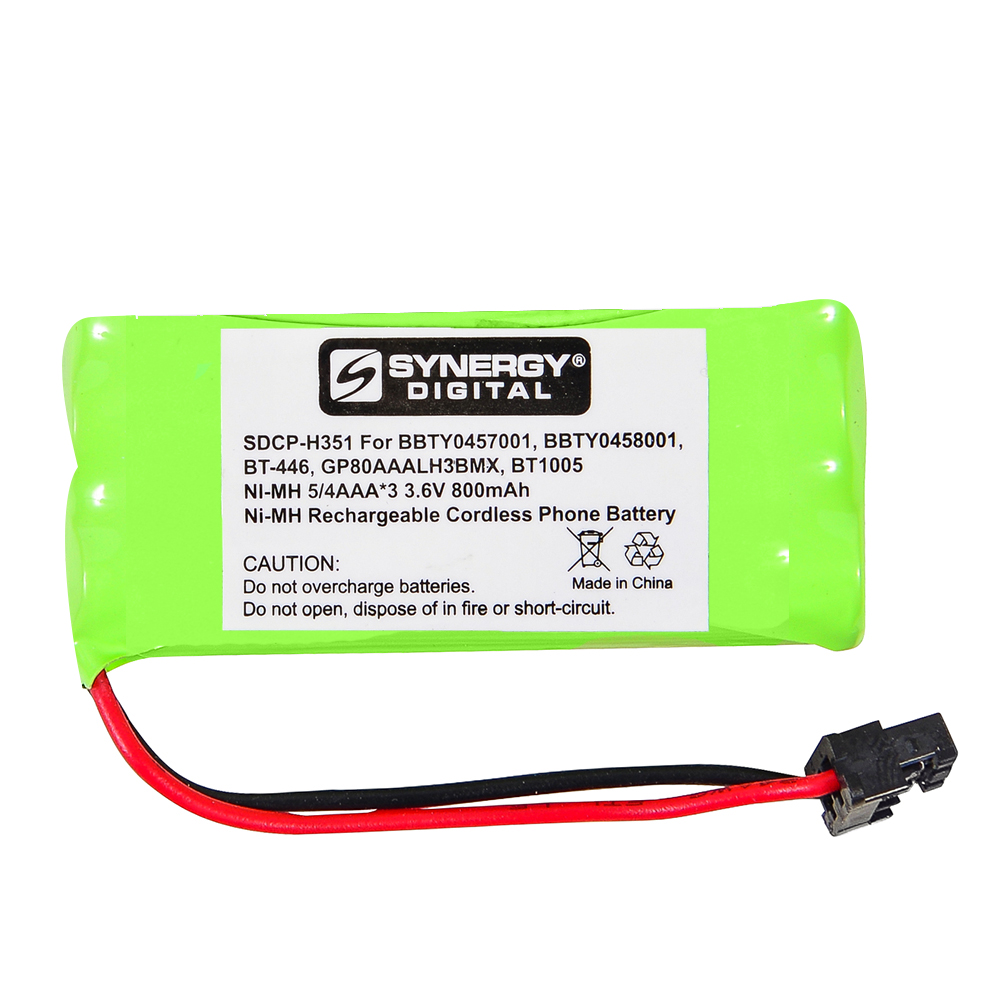 SDCP-H351 - Ultra Hi-Capacity Battery (Ni-MH, 2.4V, 750mAh) - Replacement Battery for Uniden BT-1008, BT-1016 Cordless Phone Battery