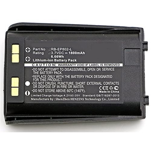 Synergy Digital Cordless Phones Battery, Compatiable with EnGenius RB-EP802-L Cordless Phones Battery (3.7V, Li-ion, 1800mAh)