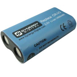CR-V3 Lithium-Ion Rechargeable Battery - Rechargeable Ultra High Capacity (1400 mAh) - replacement for Olympus CR-V3 Battery