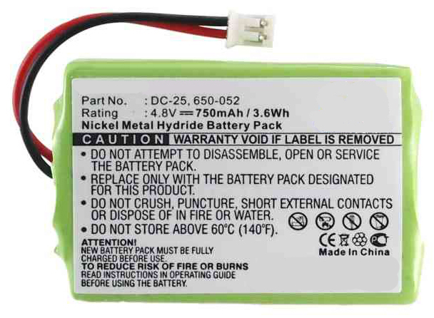 Synergy Digital Dog Collar Battery, Compatible with SportDog DC-25 Dog Collar Battery (Ni-MH, 4.8V, 750mAh)