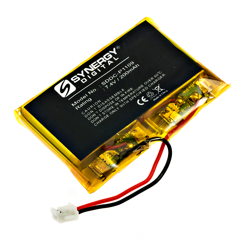 SDDC-P1109 Ultra High Capacity (Li-Pol, 7.4V, 200 mAh) Battery - Replacement for SportDOG - SAC00-12544 Batteries