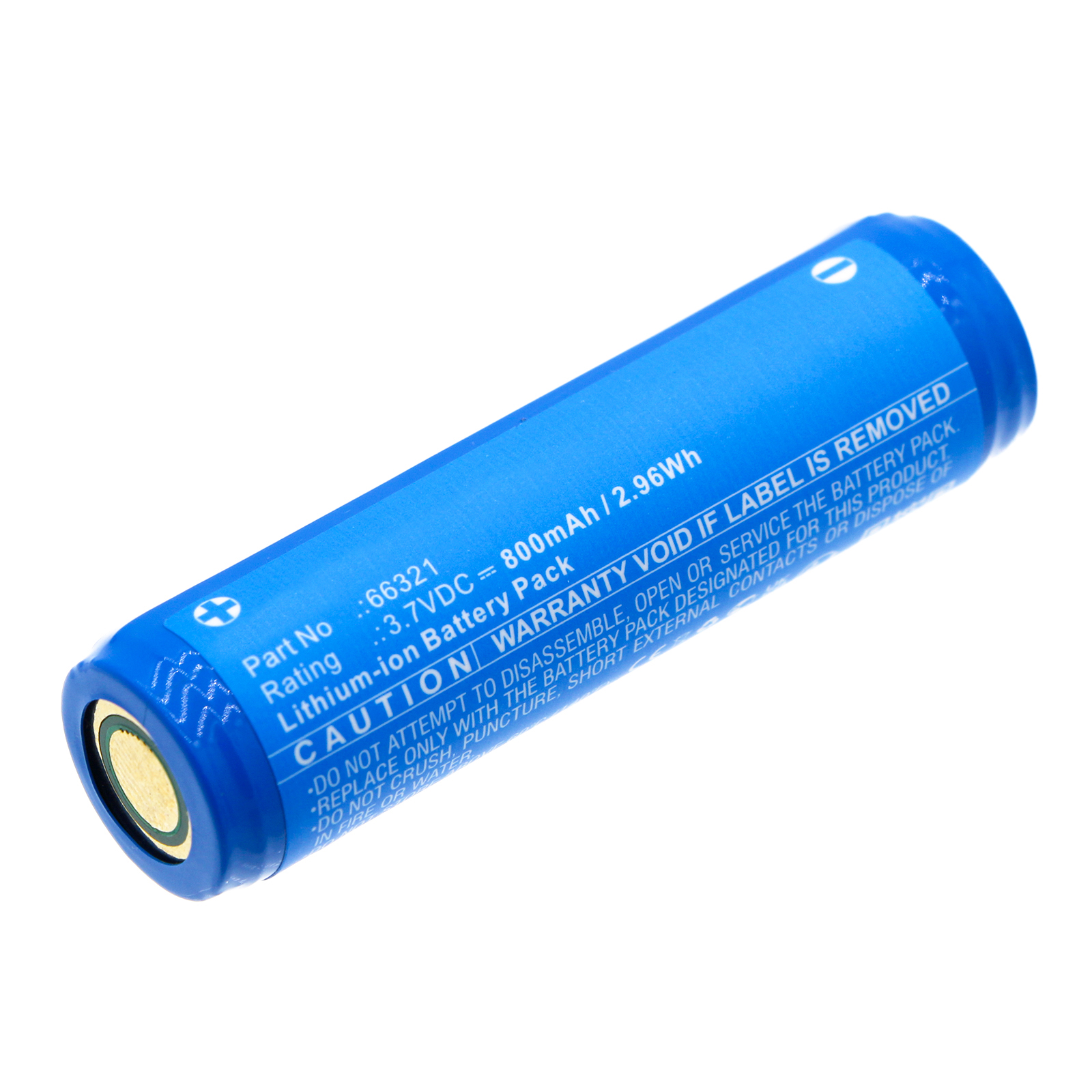 Synergy Digital Flashlight Battery, Compatible with Streamlight 66321 Flashlight Battery (Li-ion, 3.7V, 800mAh)