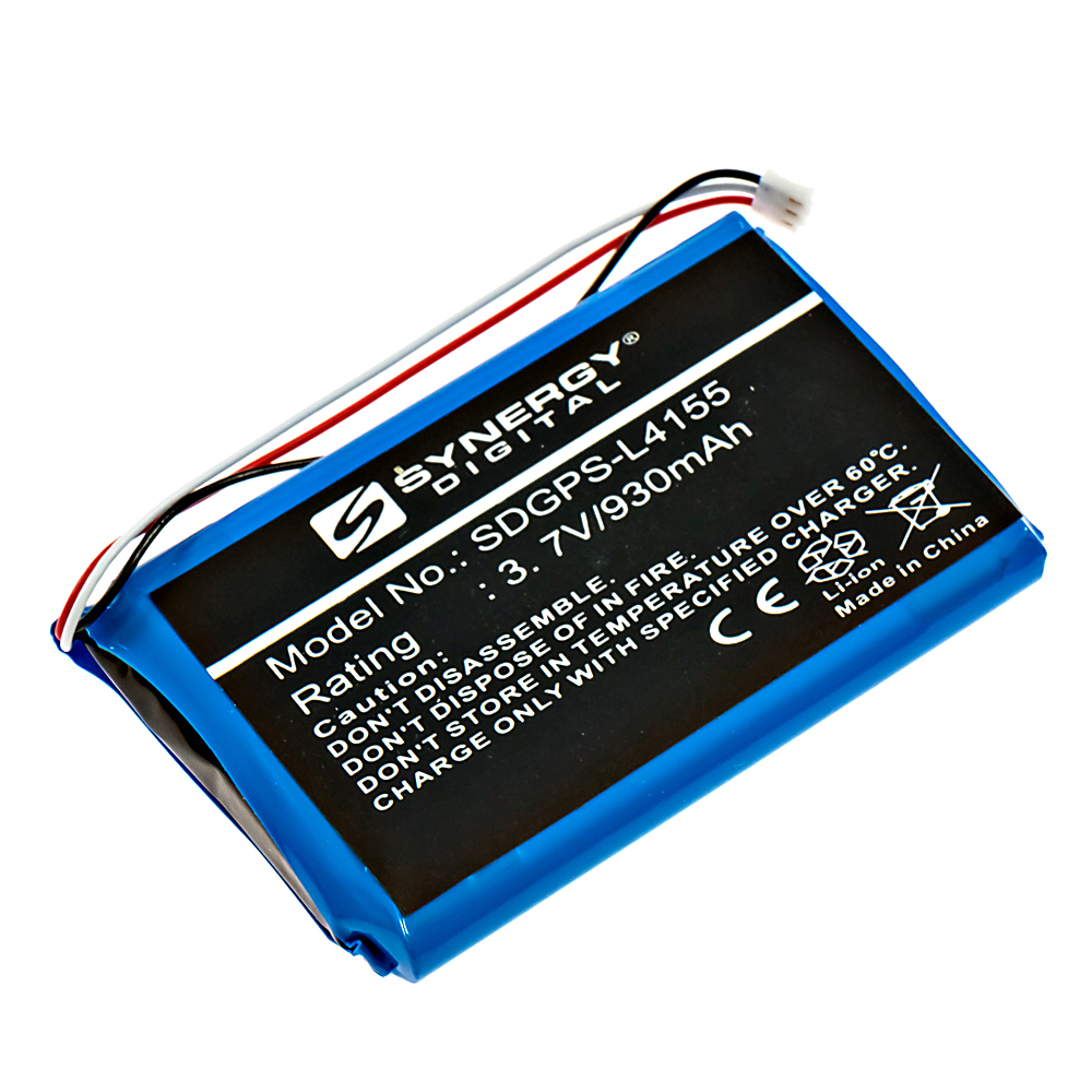 Synergy Digital GPS Battery, Compatible with Garmin 361-00035-01 GPS Battery (Li-ion, 3.7V, 930mAh)