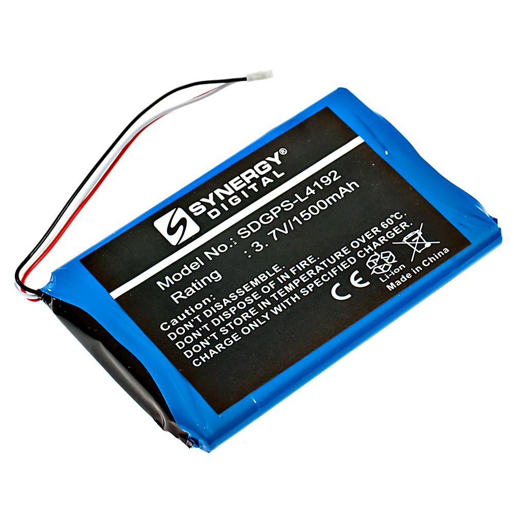 Synergy Digital GPS Battery, Compatible with Garmin 361-00066-00 GPS Battery (Li-ion, 3.7V, 1500mAh)