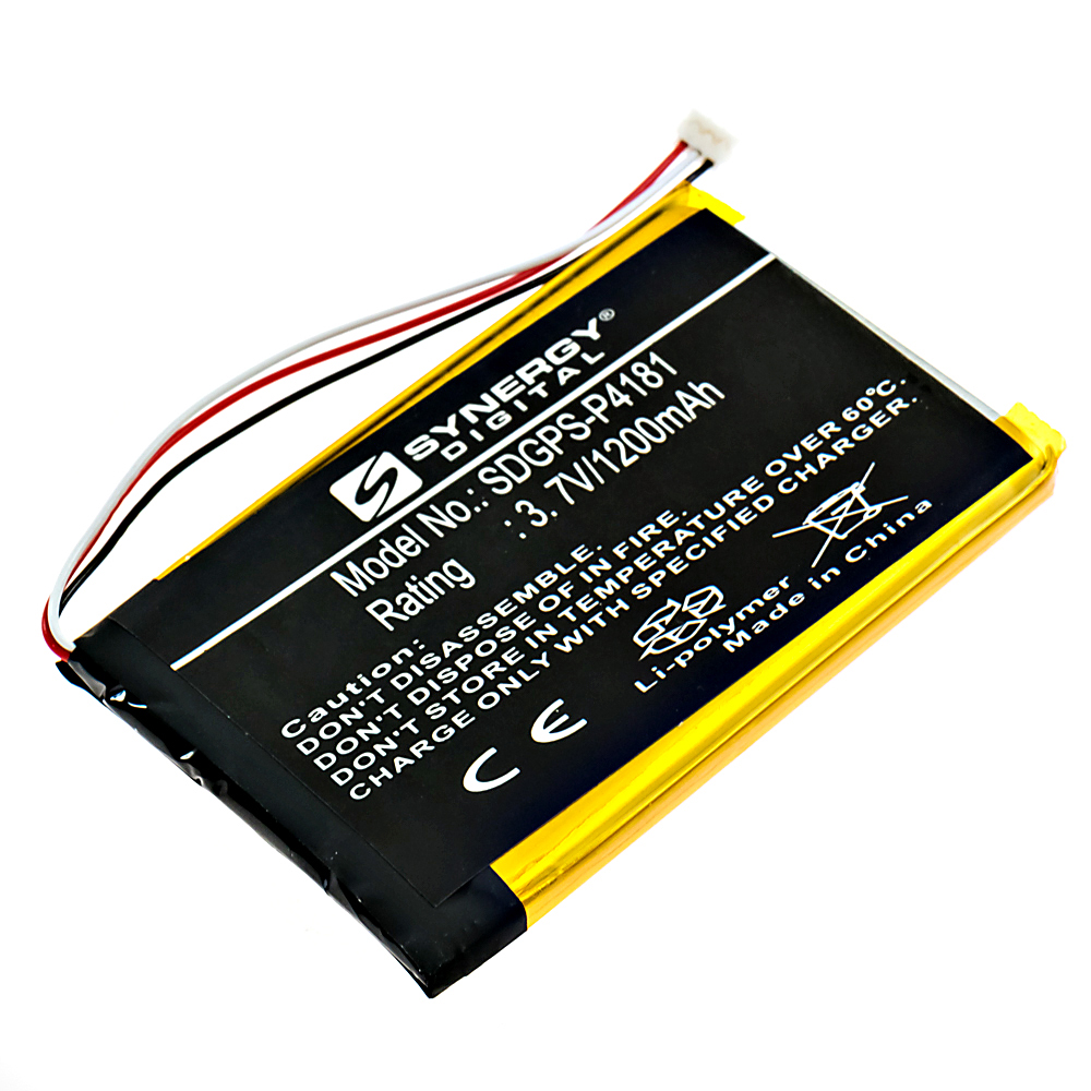 Synergy Digital GPS Battery, Compatible with Garmin 361-00051-00 GPS Battery (Li-Pol, 3.7V, 1200mAh)