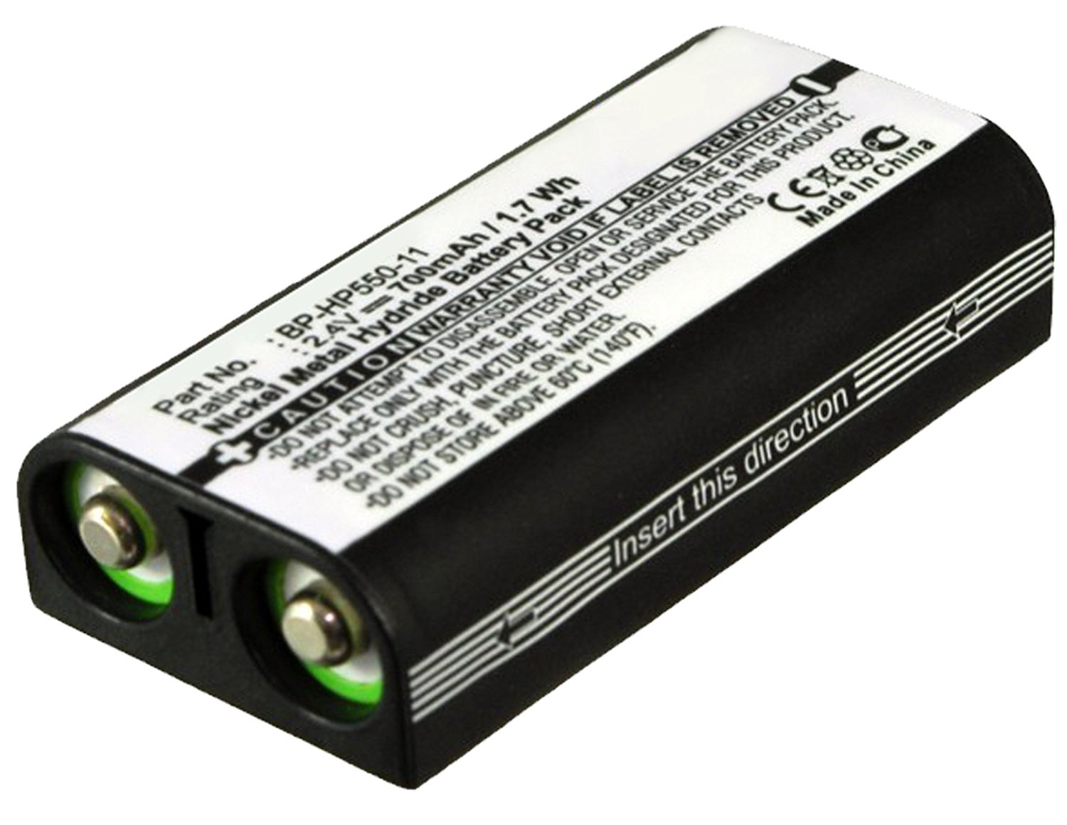 Sony BP-HP550 Battery Replacement - (Ni-MH, 1.2V, 700mAh) Ultra Hi-Capacity Battery