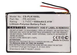 Sony LIS1427NHPCC Battery Replacement - (Li-Pol, 3.7V, 650mAh) Ultra Hi-Capacity Battery