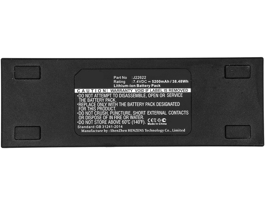 Synergy Digital Wireless Headset Battery, Compatible with Mackie J22622 Wireless Headset Battery (7.4V, Li-ion, 5200mAh)