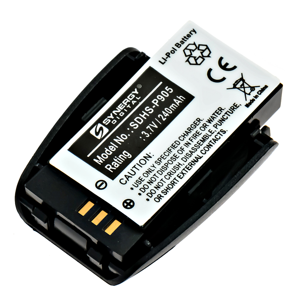 SDHS-P905 - Li-Pol, 3.7 Volt, 240 mAh, Ultra Hi-Capacity Battery - Replacement Battery for BT-191665 Wireless Headset Battery