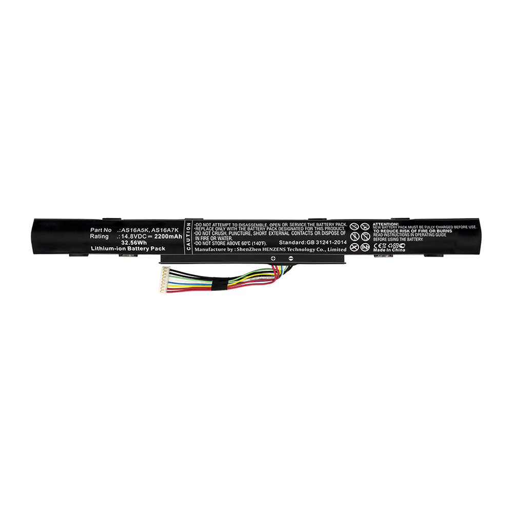 Synergy Digital Laptop Battery, Compatible with Acer AS16A5K Laptop Battery (Li-ion, 14.8V, 2200mAh)