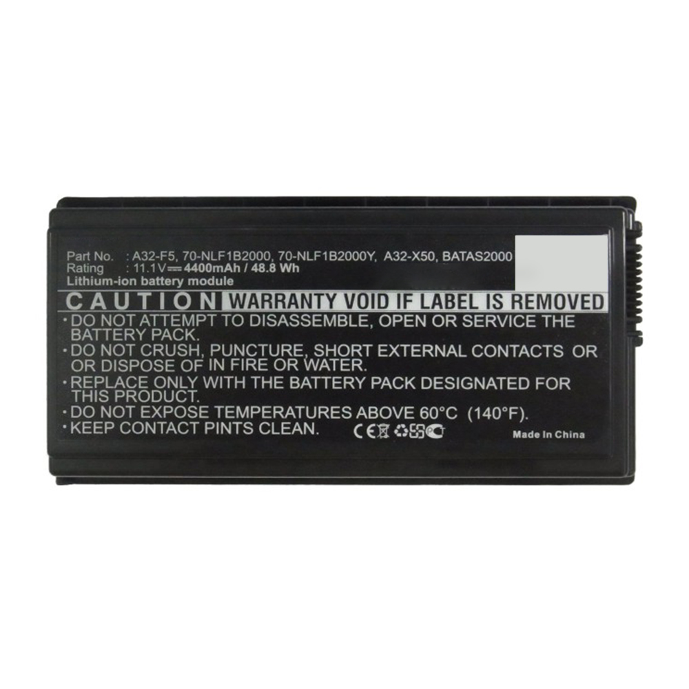Synergy Digital Laptop Battery, Compatible with Asus A32-F5 Laptop Battery (Li-ion, 11.1V, 4400mAh)
