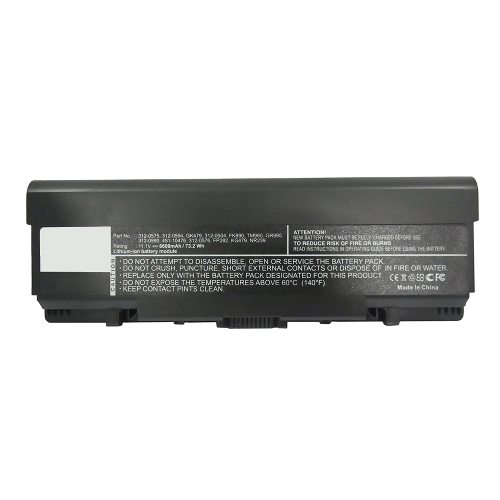 Synergy Digital Laptop Battery, Compatible with DELL FK890 Laptop Battery (Li-ion, 11.1V, 6600mAh)
