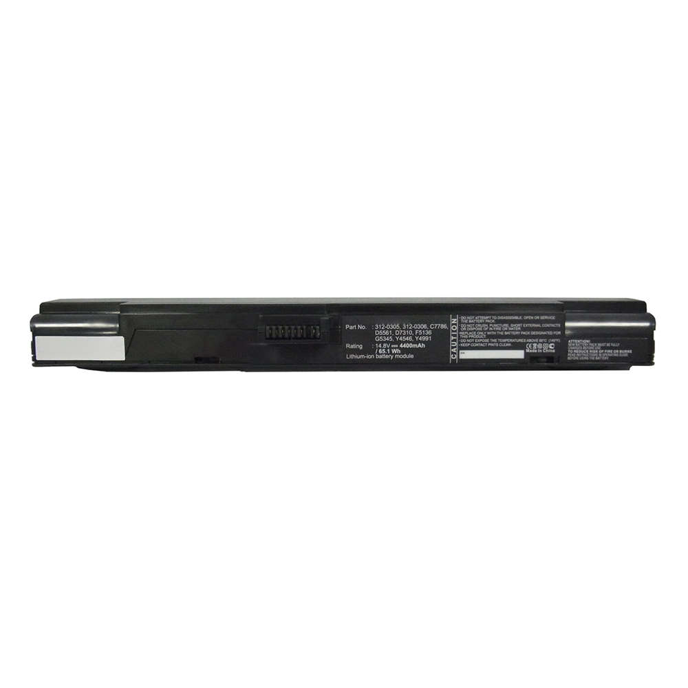 Synergy Digital Laptop Battery, Compatible with DELL C7786 Laptop Battery (Li-ion, 14.8V, 4400mAh)