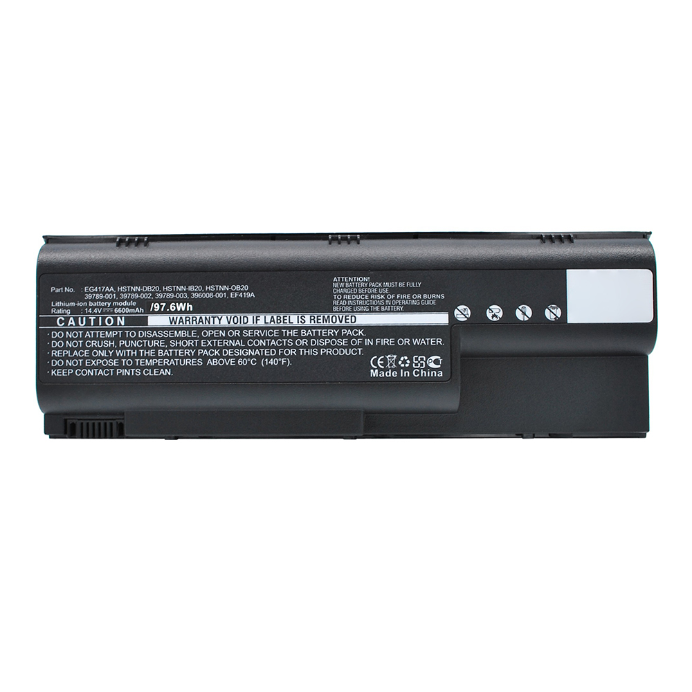 Synergy Digital Laptop Battery, Compatible with HP HSTNN-DB20 Laptop Battery (Li-ion, 14.4V, 6600mAh)