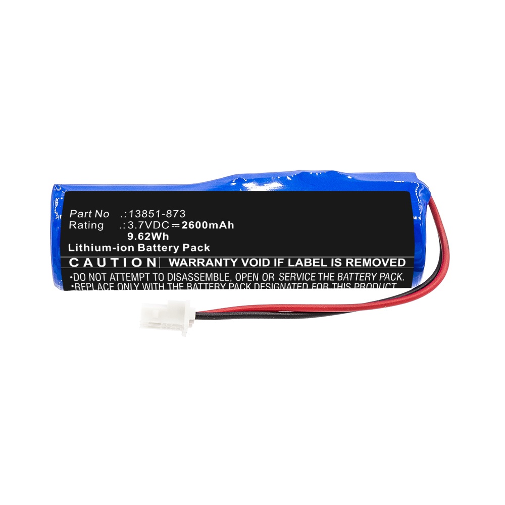 Synergy Digital Medical Battery, Compatible with Reichert 13851-873 Medical Battery (Li-ion, 3.7V, 2600mAh)