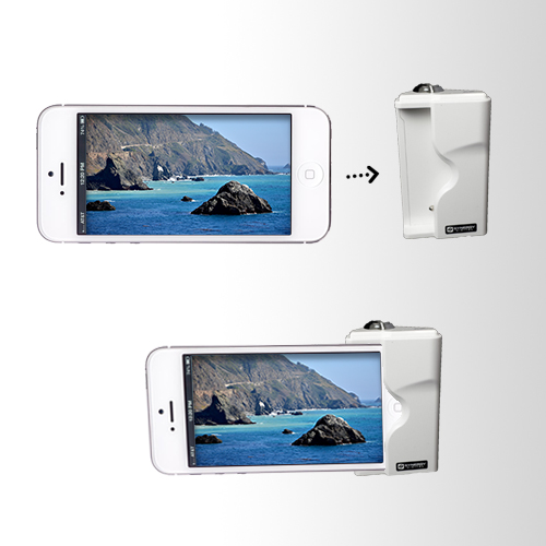 Shutter Release Grip For iPhone 5, 5s - White - iPhone 5, 5s Camera Accessories
