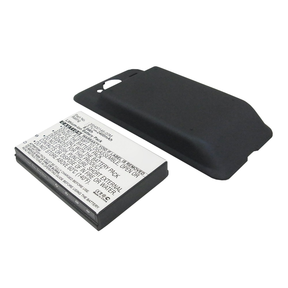 Synergy Digital Cell Phone Battery, Compatible with HTC 35H00146-00M Cell Phone Battery (3.7V, Li-ion, 2400mAh)