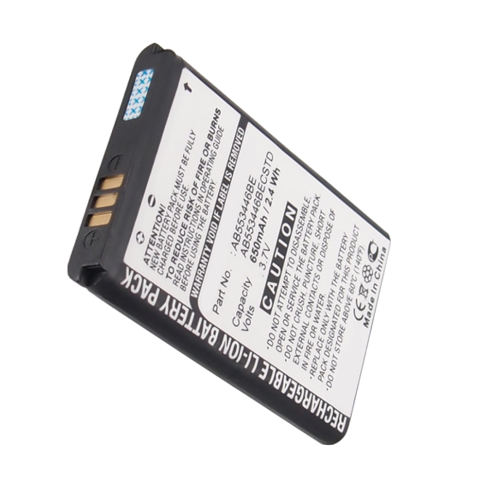 Synergy Digital Cell Phone Battery, Compatible with Samsung AB553446BE Cell Phone Battery (Li-ion, 3.7V, 650mAh)