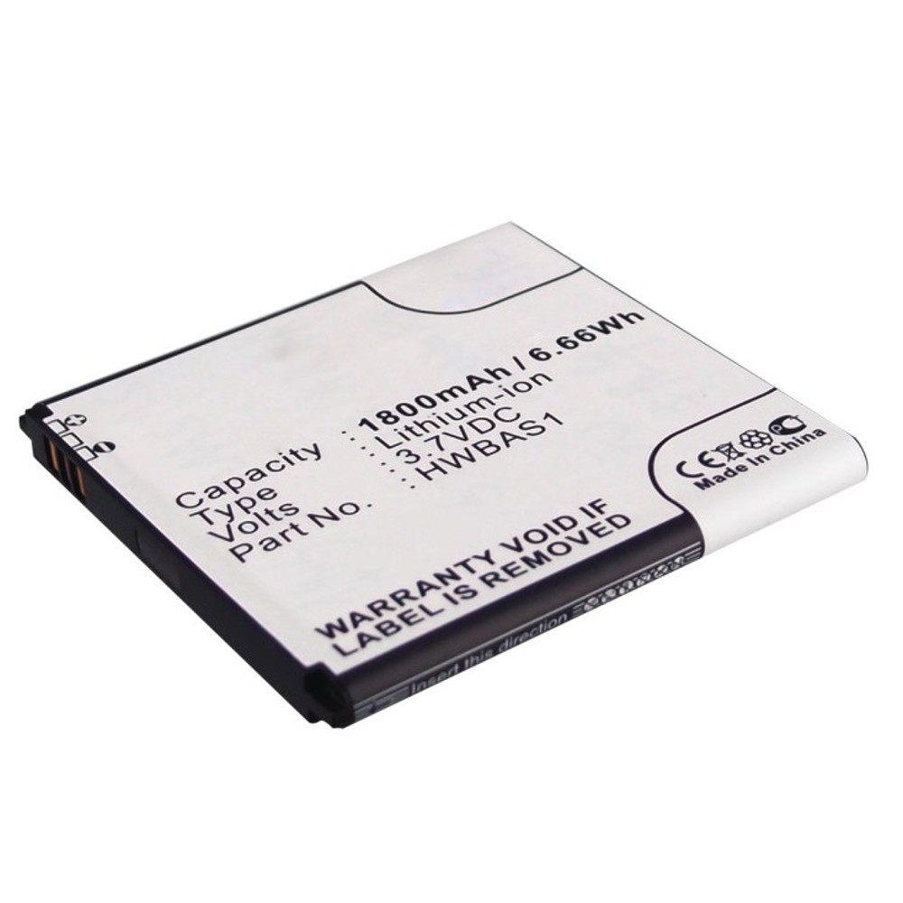 Synergy Digital Cell Phone Battery, Compatible with SoftBank HWBAS1 Cell Phone Battery (Li-ion, 3.7V, 1800mAh)