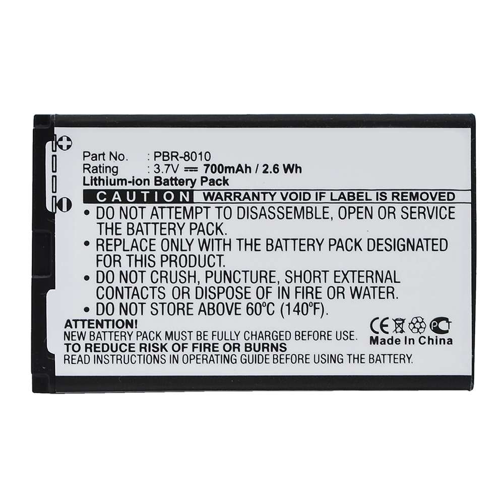 Synergy Digital Cell Phone Battery, Compatible with PBR-8010 Cell Phone Battery (3.7V, Li-ion, 700mAh)