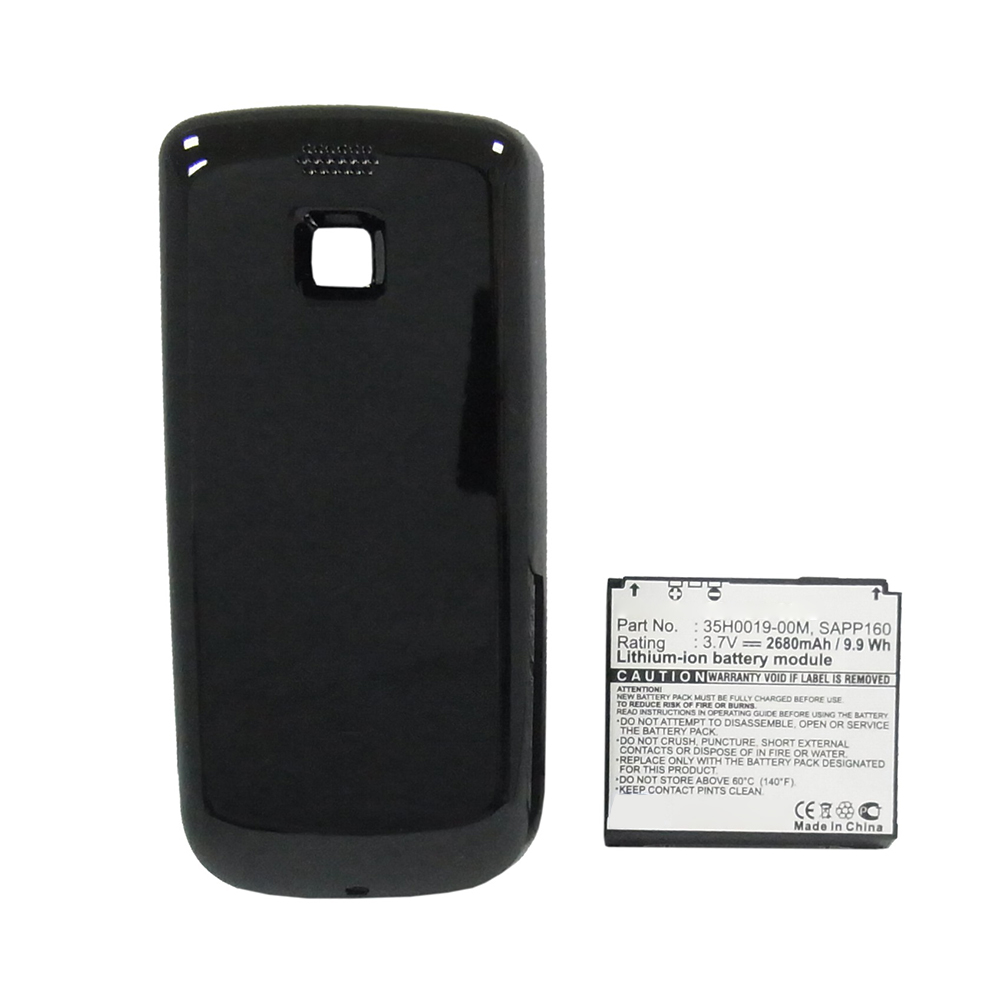 Synergy Digital Cell Phone Battery, Compatible with HTC 35H00119-00M Cell Phone Battery (Li-ion, 3.7V, 2680mAh)