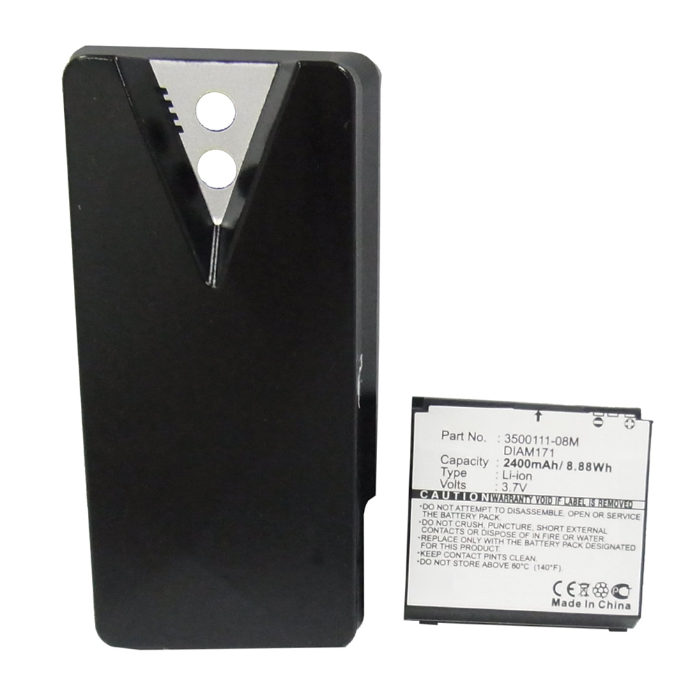 Synergy Digital Cell Phone Battery, Compatible with HTC 35H00111-06M Cell Phone Battery (Li-ion, 3.7V, 2400mAh)