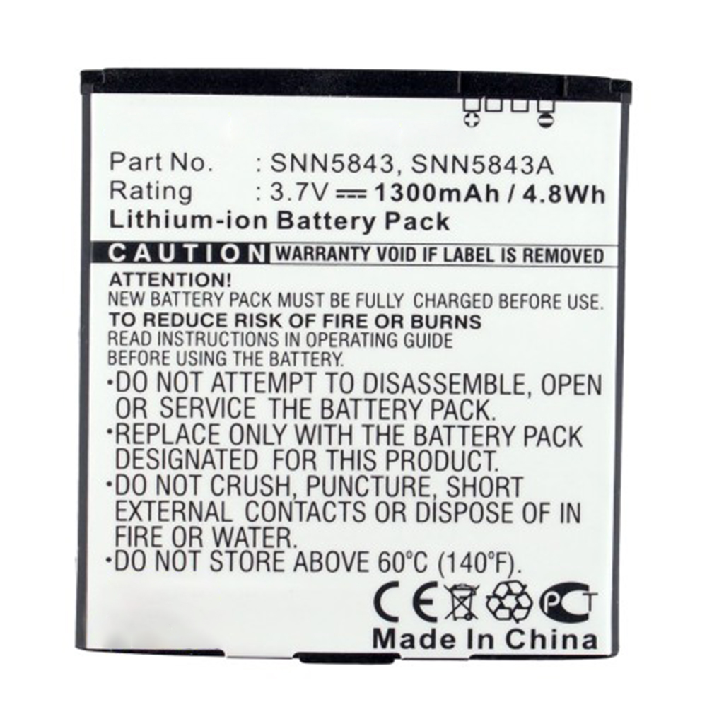 Synergy Digital Cell Phone Battery, Compatible with Motorola BP6X Cell Phone Battery (Li-ion, 3.7V, 1300mAh)