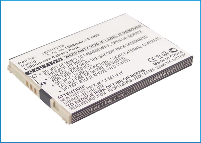 Synergy Digital Cell Phone Battery, Compatiable with Casio BTR771B Cell Phone Battery (3.7V, Li-ion, 1500mAh)