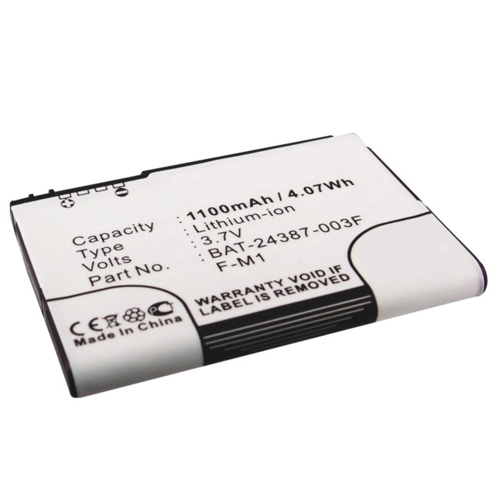 Synergy Digital Cell Phone Battery, Compatible with Blackberry 30130001RM, BAT-24387-003, F-M1 Cell Phone Battery (Li-ion, 3.7V, 1100mAh)
