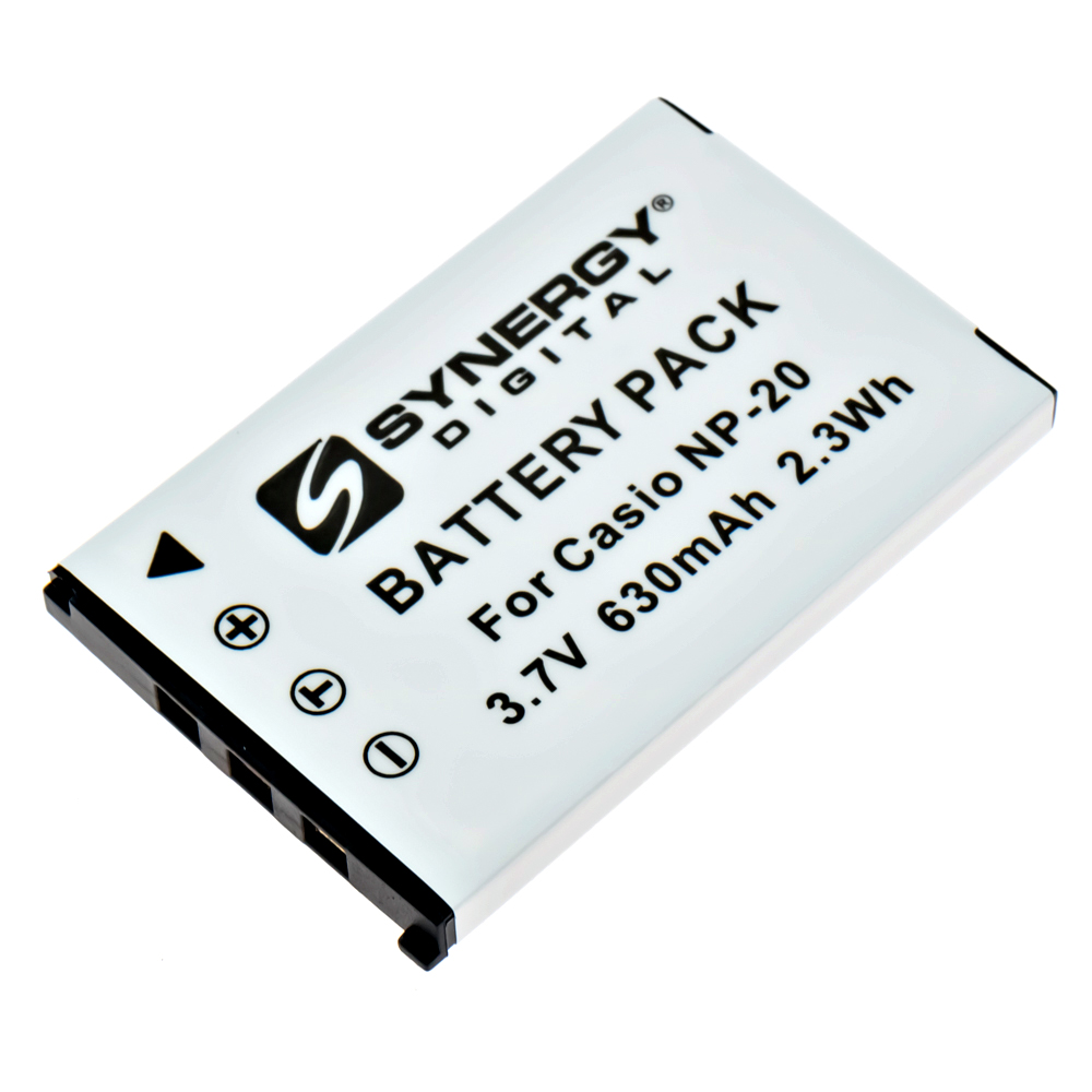 SDNP20 Lithium-Ion Battery - Rechargeable Ultra High Capacity (3.7V  630 mAh) - Replacement for Casio NP-20 Battery