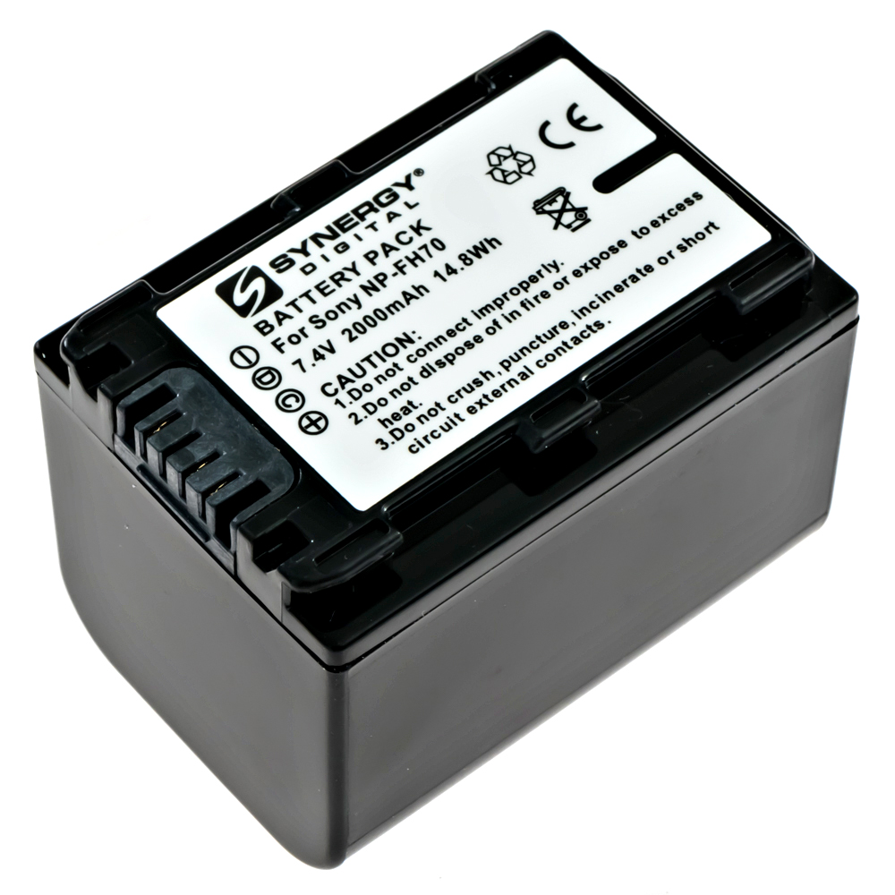 NPFH-70 Rechargeable Camcorder Battery for Sony NP-FH70 H Series InfoLithium Battery 1800mAh