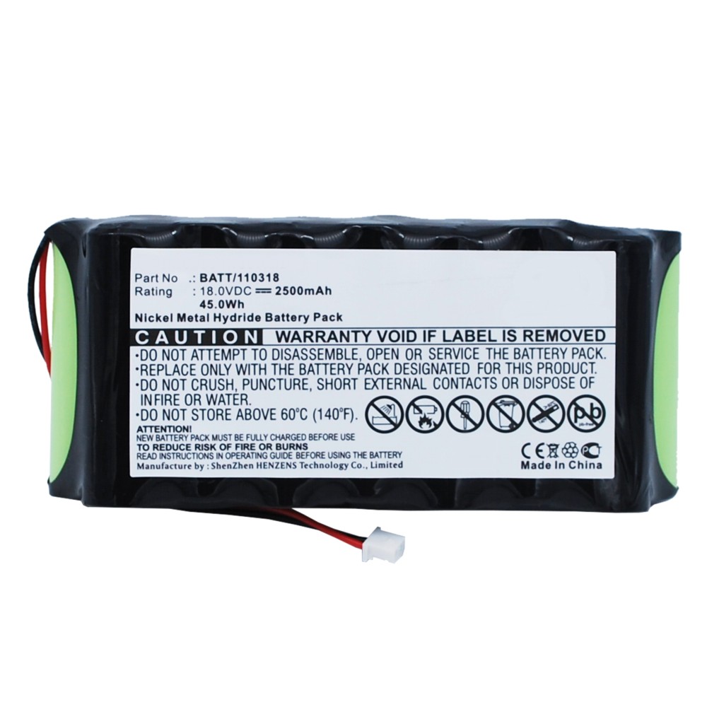 Synergy Digital Medical Battery, Compatible with Atmos 120318, BATT/110318 Medical Battery (Ni-MH, 18V, 2500mAh)