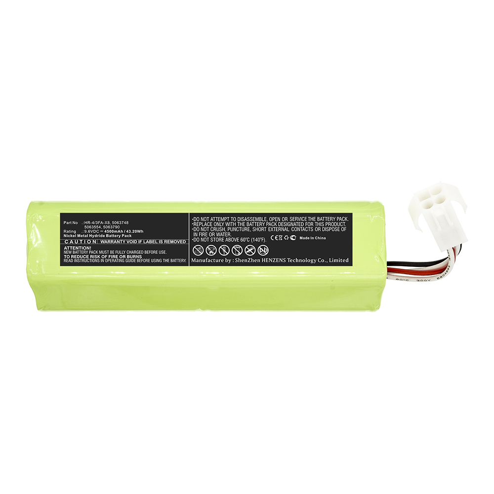 Synergy Digital Equipment Battery, Compatible with Scott 5063554 Equipment Battery (Ni-MH, 9.6V, 4500mAh)