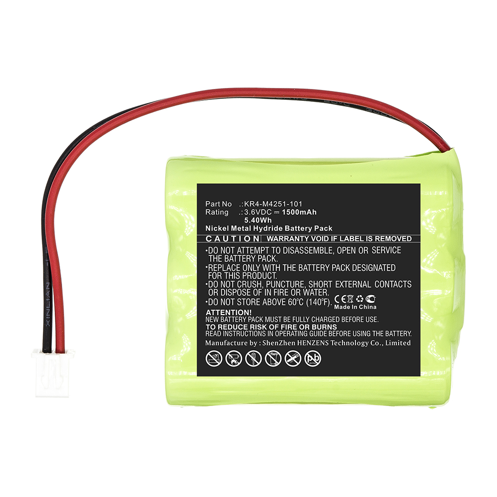 Synergy Digital PLC Battery, Compatible with Yamaha KR4-M4251-101 PLC Battery (Ni-MH, 3.6V, 1500mAh)