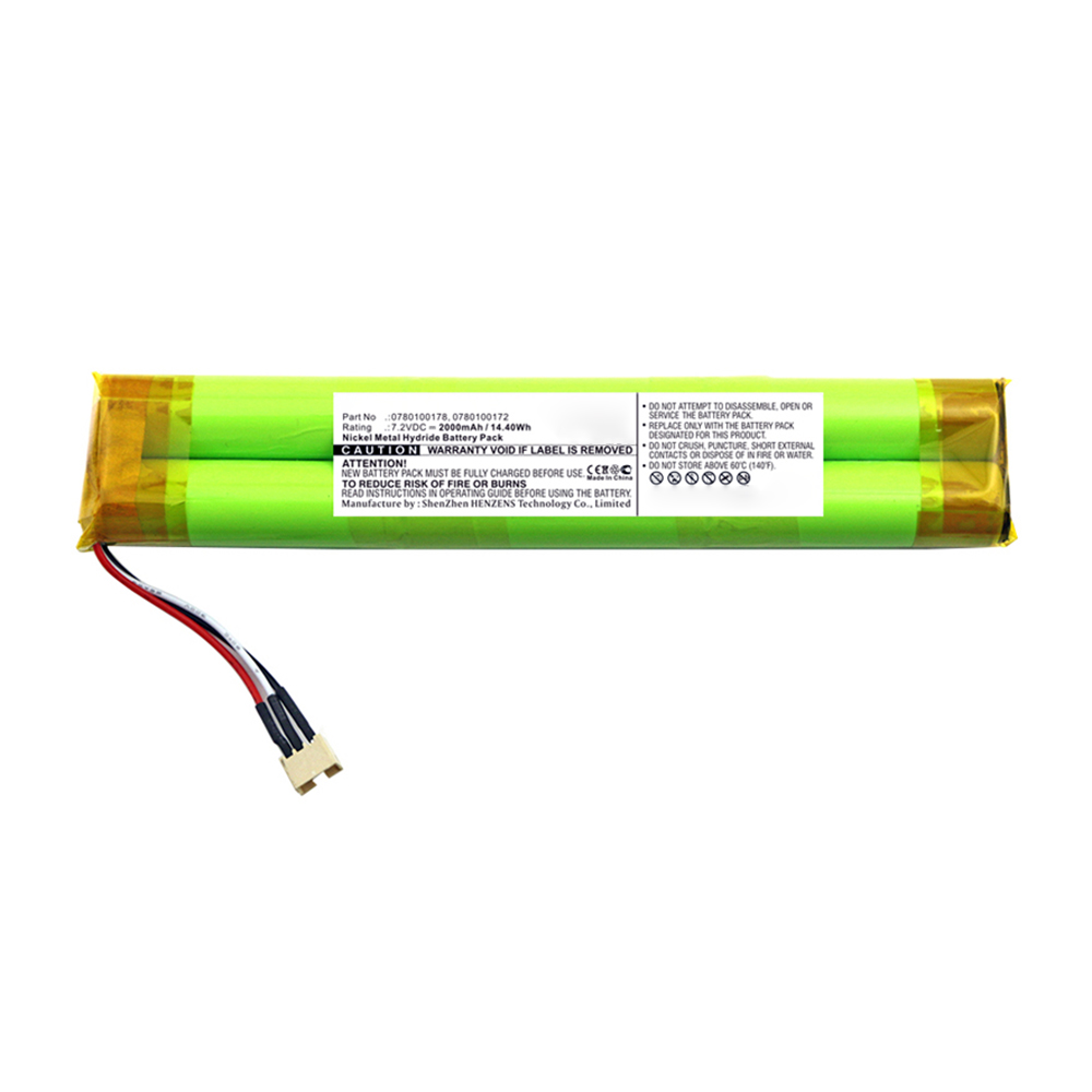 Synergy Digital Alarm System Battery, Compatible with 780100172 Alarm System Battery (7.2V, Ni-MH, 2000mAh)