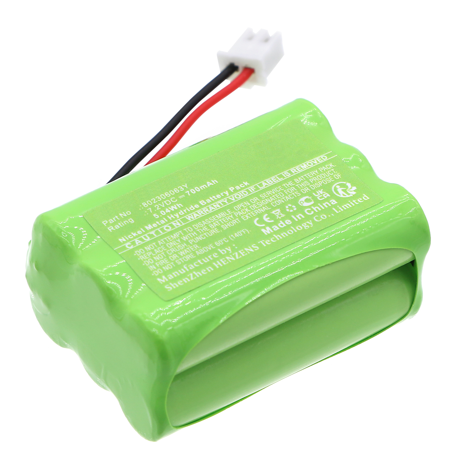 Synergy Digital Alarm System Battery, Compatible with Guardsman 802306063Y Alarm System Battery (Ni-MH, 7.2V, 700mAh)