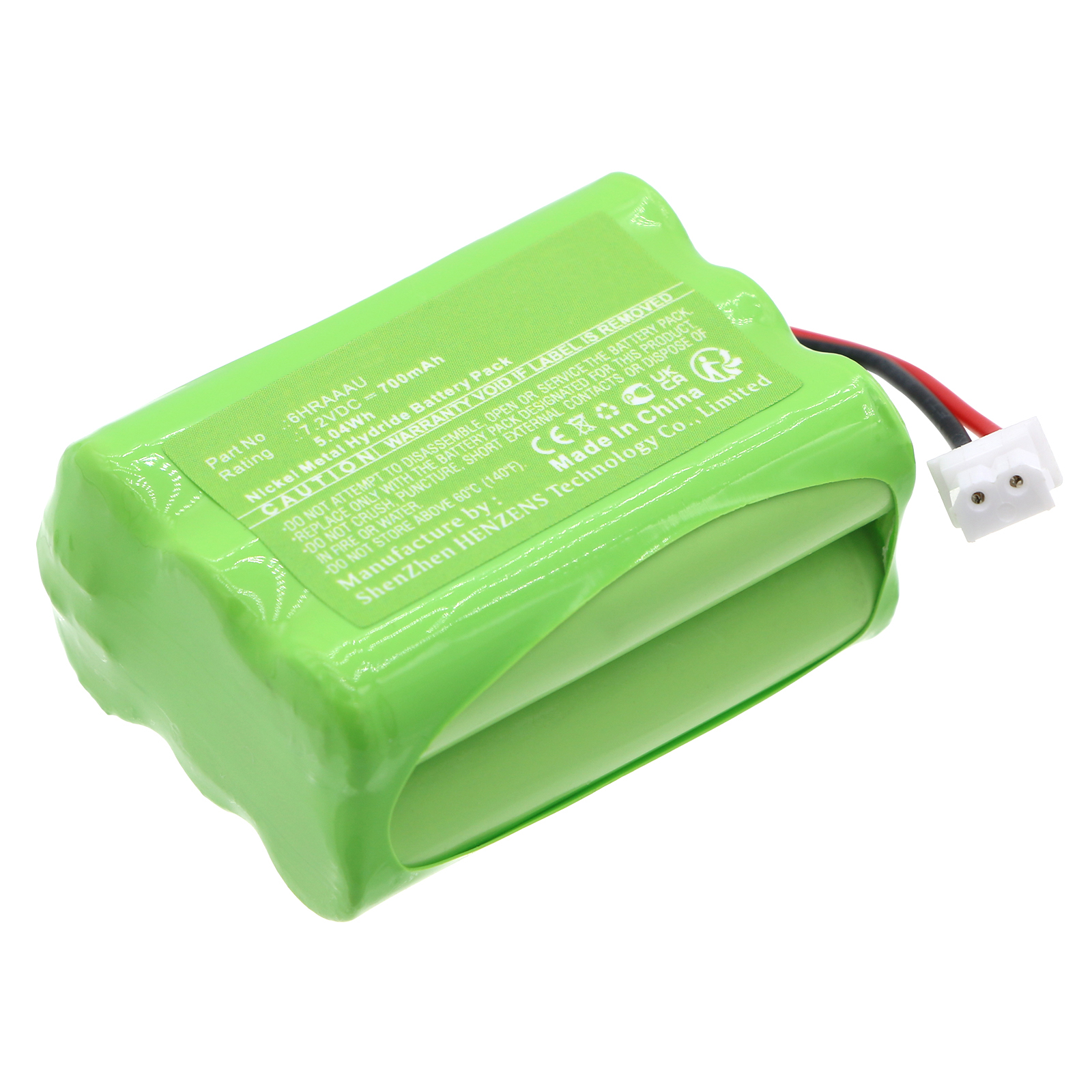 Synergy Digital Alarm System Battery, Compatible with ITI NIC0191 Alarm System Battery (Ni-MH, 7.2V, 700mAh)