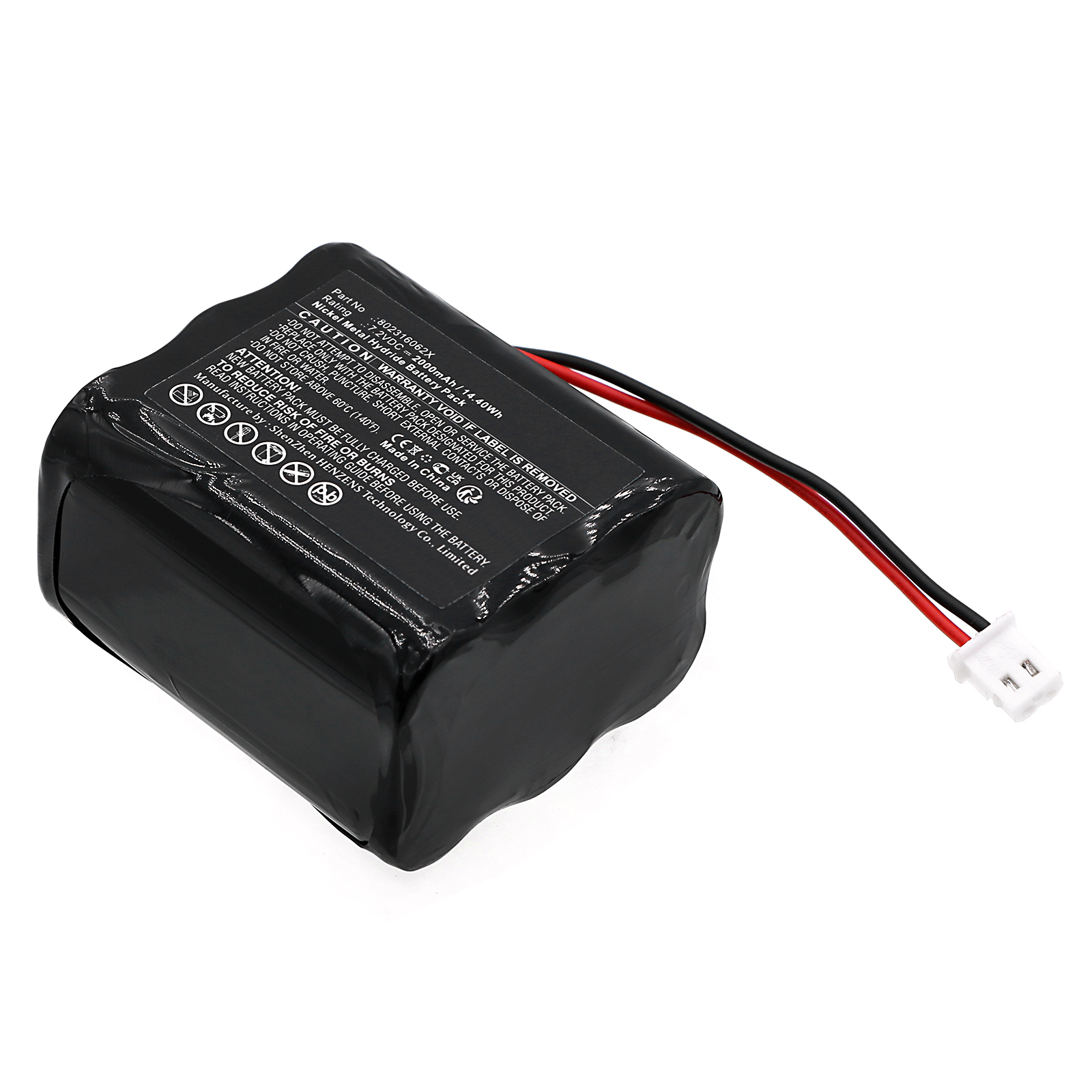 Synergy Digital Alarm System Battery, Compatible with Yale GP220AAH6WMX Alarm System Battery (Ni-MH, 7.2V, 2000mAh)