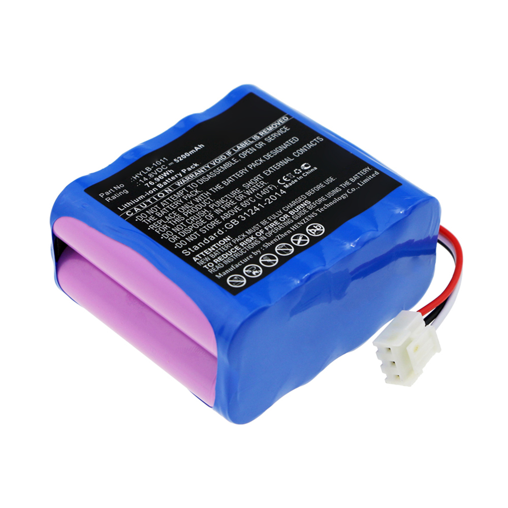 Synergy Digital Medical Battery, Compatible with COMEN 022-000052-00, HYLB-1011, JHT-99E-00 Medical Battery (Li-ion, 14.8V, 5200mAh)