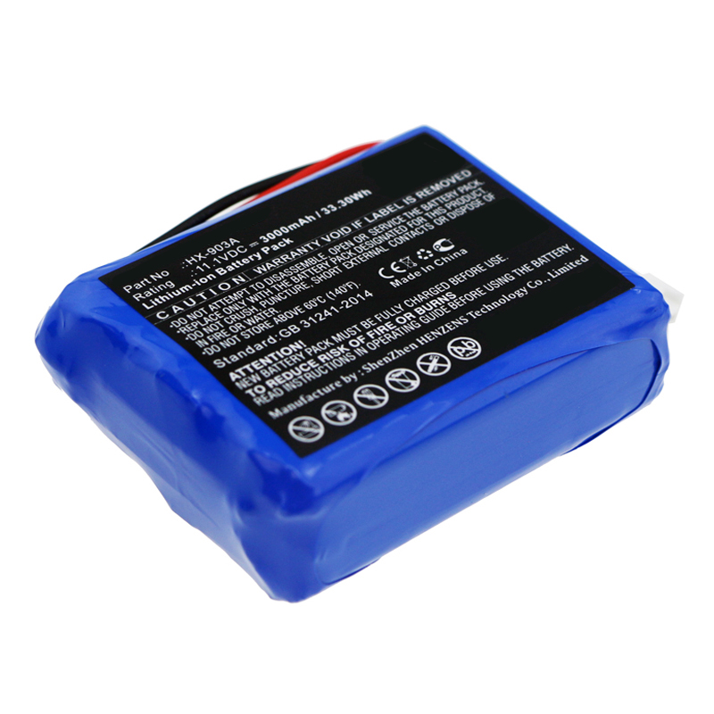 Synergy Digital Medical Battery, Compatible with HUAXI  Medical Battery (11.1V, Li-ion, 3000mAh)