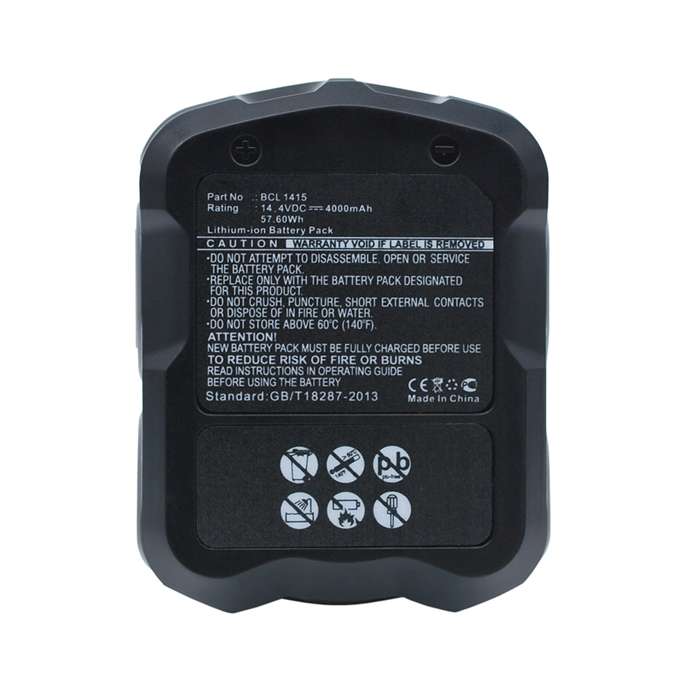 Synergy Digital Power Tool Battery, Compatible with Hitachi 327728, 327729, BCL 1415, BCL 1430, BCL1415 Power Tool Battery (14.4V, Li-ion, 4000mAh)