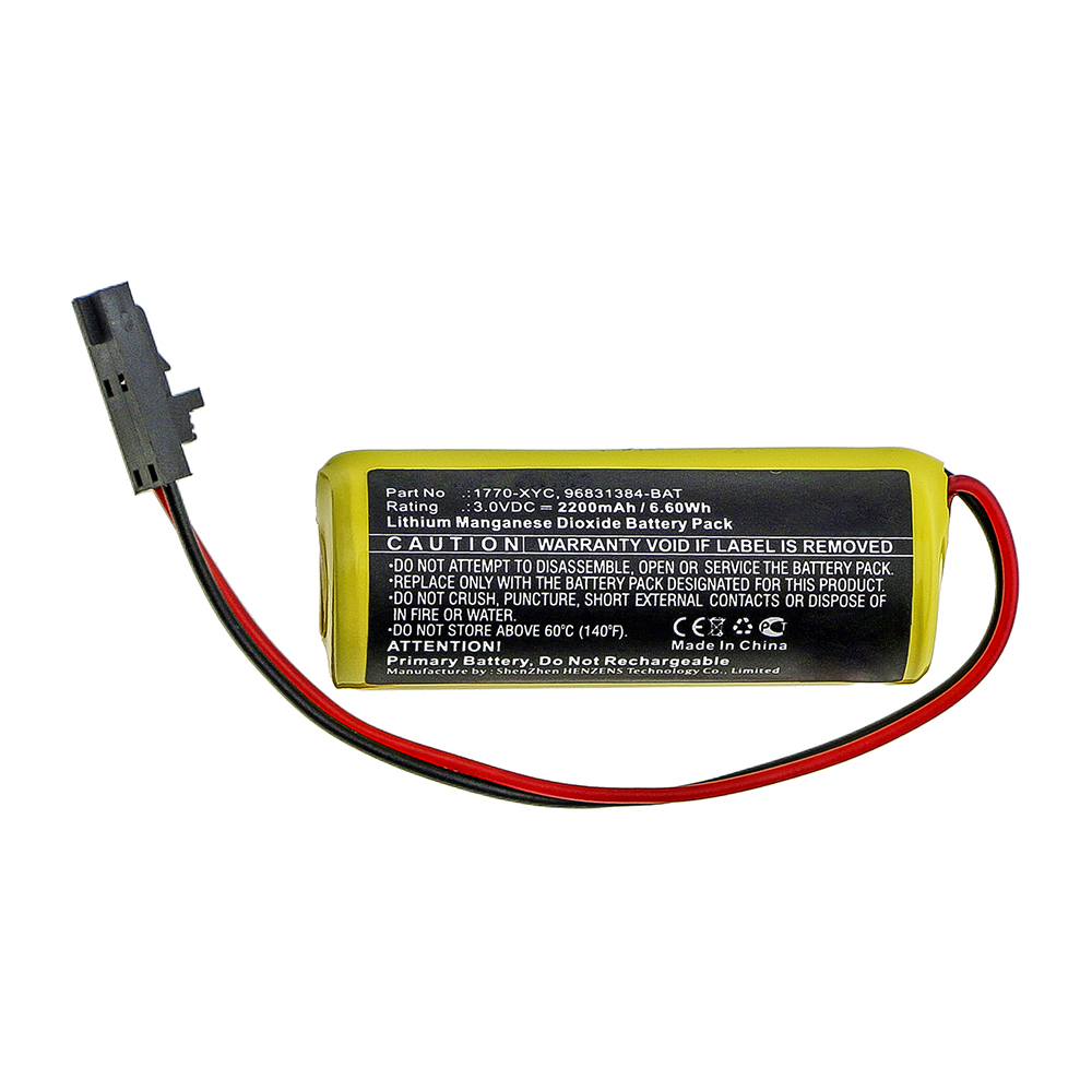 Synergy Digital PLC Battery, Compatible with 1770-XYC PLC Battery (3V, Li-MnO2, 2200mAh)