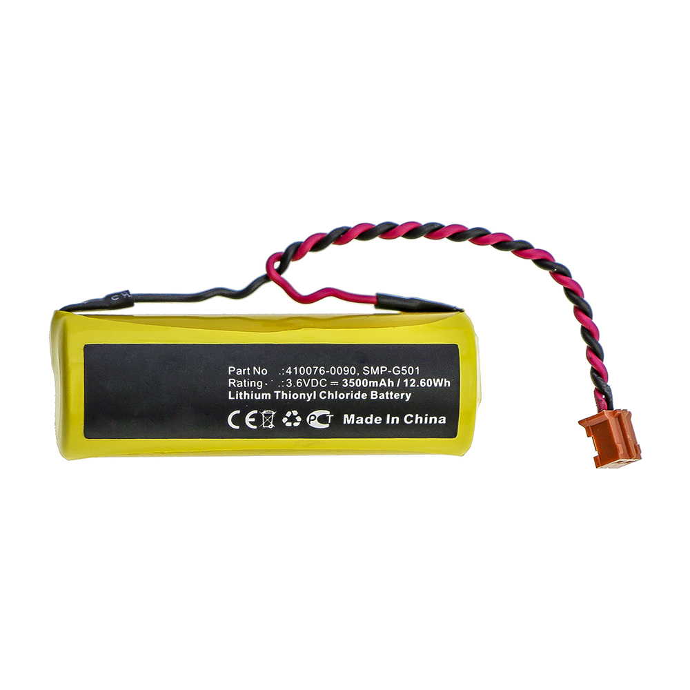 Synergy Digital PLC Battery, Compatible with Denso SMP-G501 PLC Battery (Li-SOCl2, 3.6V, 3500mAh)