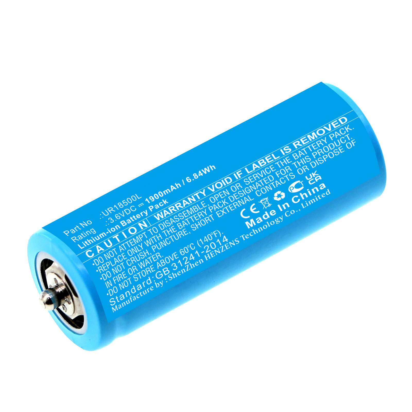 Synergy Digital Shaver Battery, Compatible with Braun 3018765 Shaver Battery (Li-ion, 3.6V, 1900mAh)