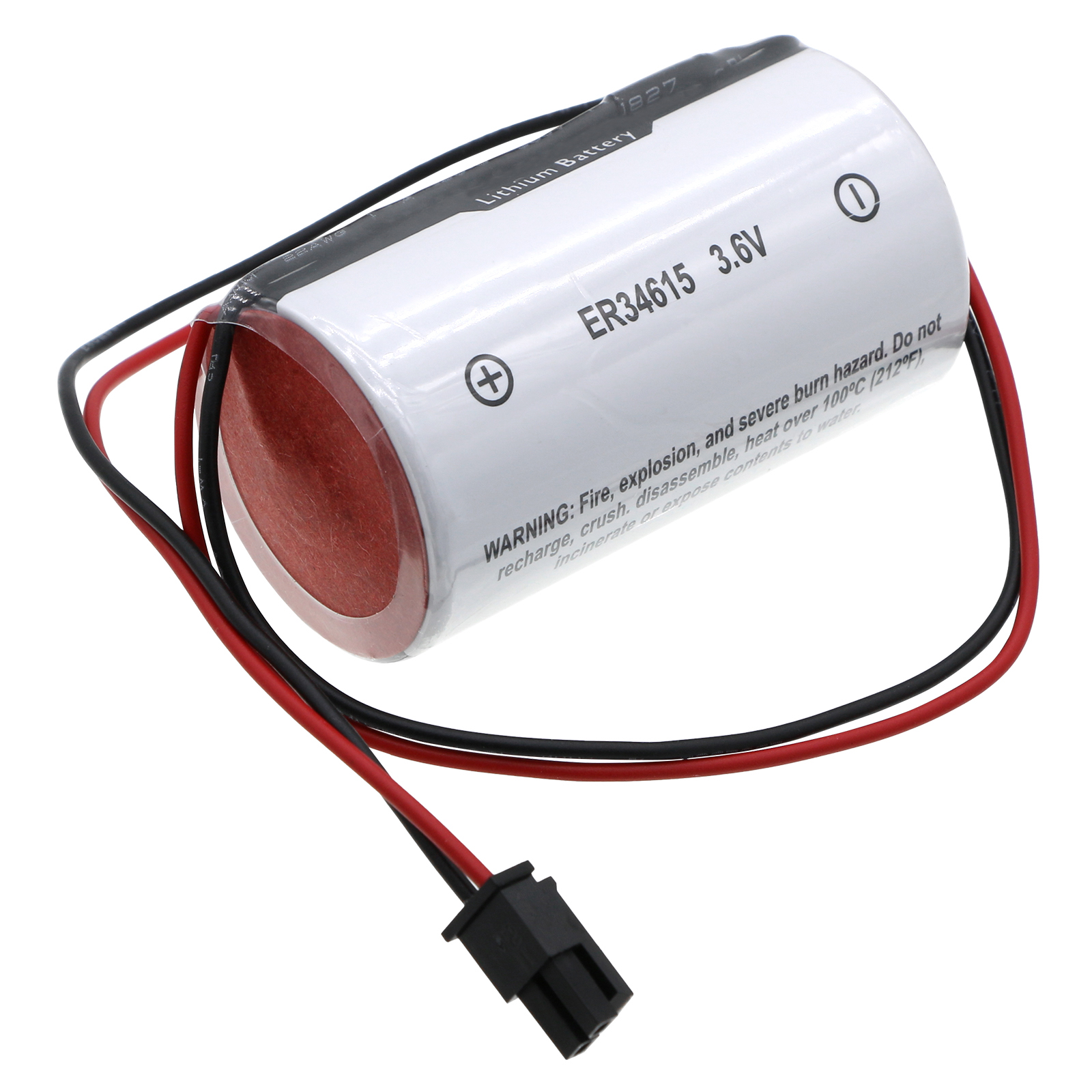 Synergy Digital Alarm System Battery, Compatible with Indexa 01739307 Alarm System Battery (Li-SOCl2, 3.6V, 14500mAh)