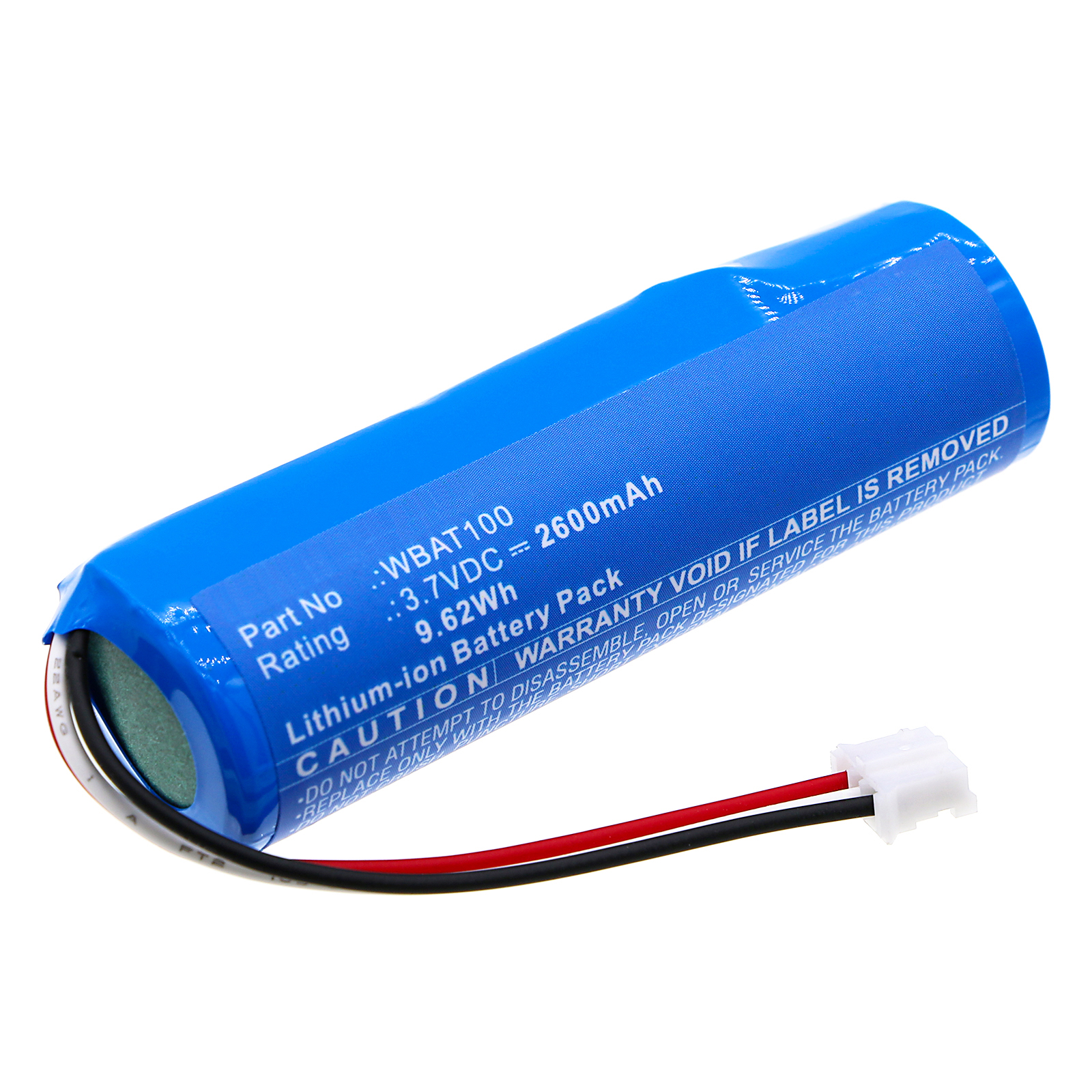 Synergy Digital Alarm System Battery, Compatible with Videofied WBAT100 Alarm System Battery (Li-ion, 3.7V, 2600mAh)