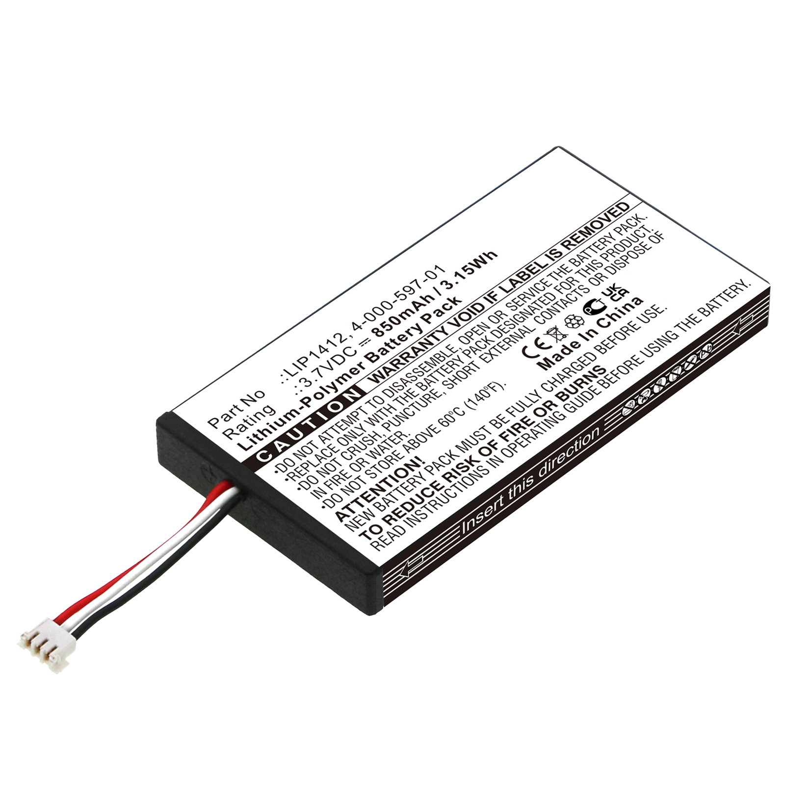 Synergy Digital Battery Compatible With Sony 4-000-597-01 Replacement Battery - (Li-Pol, 3.7V, 850 mAh)